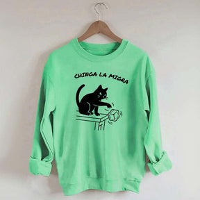 Chinga La Migra Cat Sweatshirt