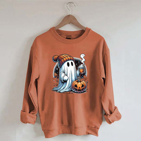 Cute Ghost Halloween Sweatshirt