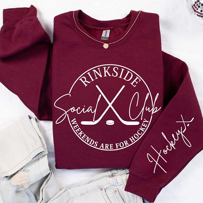 Rinkside Social Club Hockey Season Sweatshirt