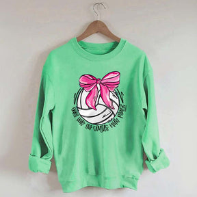 I Will Praise Him In His Courts Volleyball Sweatshirt