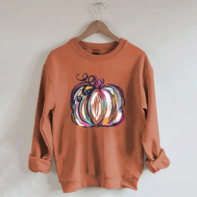 Watercolor Pumpkin Sweatshirt