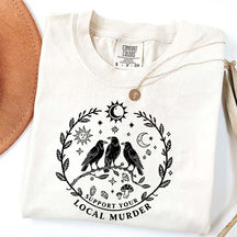 Support Your Local Murder Sun And Moon T-Shirt