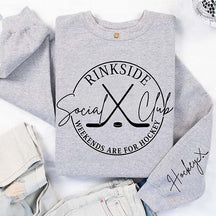 Rinkside Social Club Hockey Sports Mom Sweatshirt