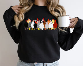 Funny Chickens Sweatshirt