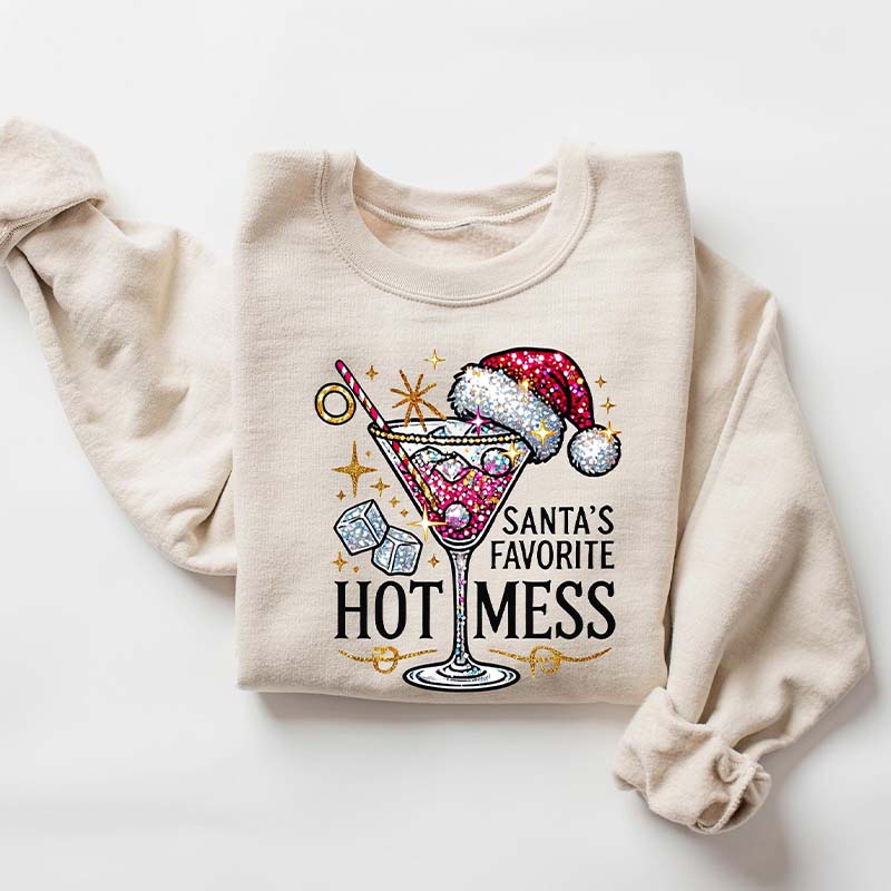 Santa's Hot Mess Sweatshirt