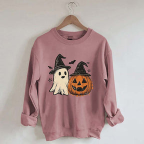 Preppy Floral Pumpkin Sweatshirt