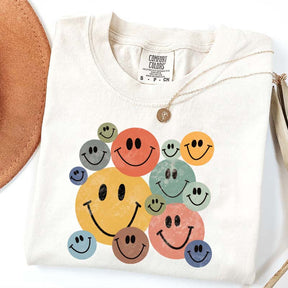 Retro Smiley Faces T-Shirt