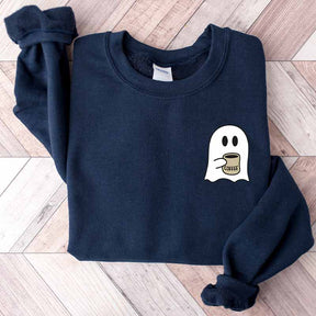 Cute Spooky Coffee Halloween Party Sweatshirt