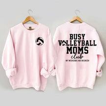 Busy Volleyball Mom Club Sweatshirt