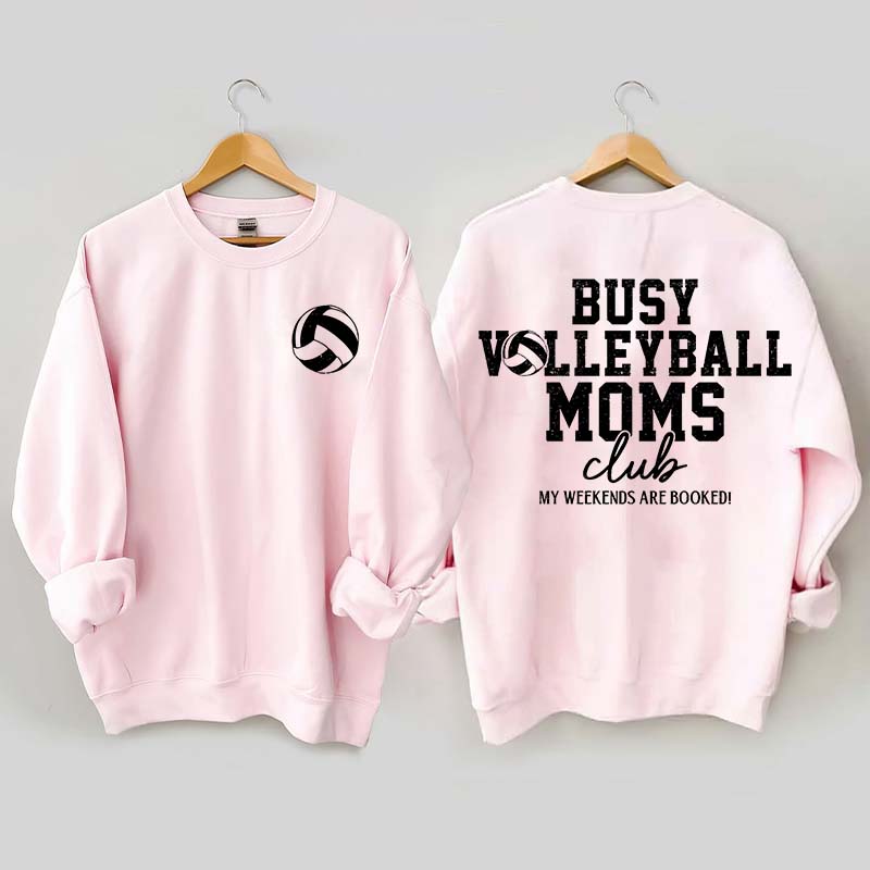 Busy Volleyball Mom Club Sweatshirt