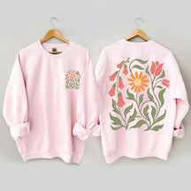 Foxglove Daisy Tulip Sweatshirt