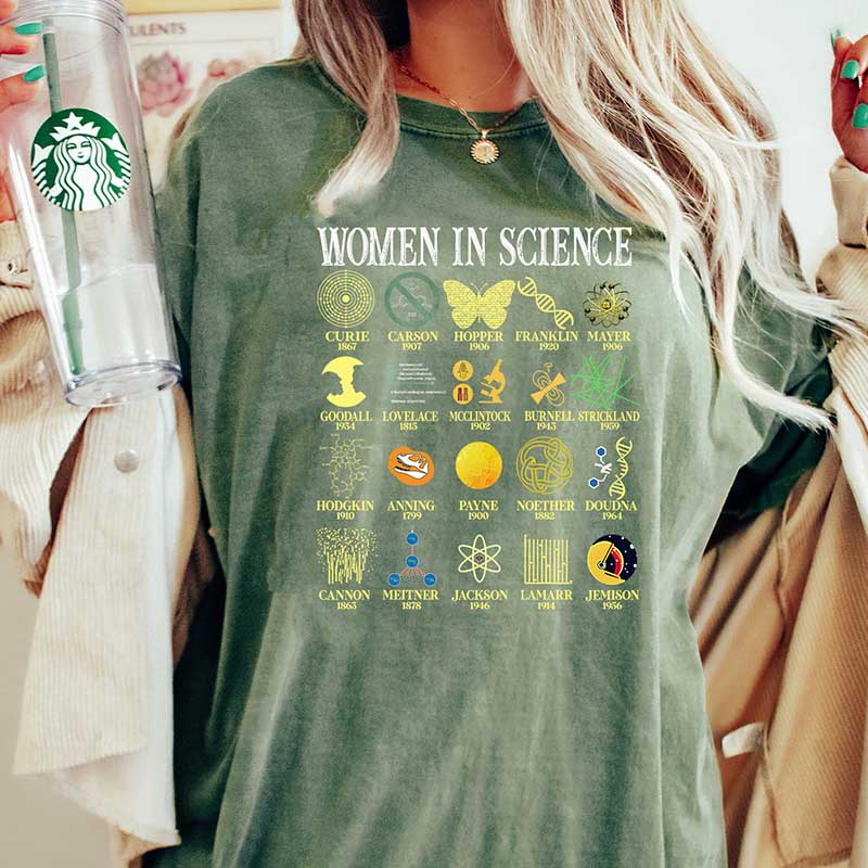 Retro Women in Science T-Shirt