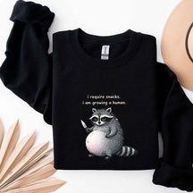 Sarcastic Raccoon Baby Reveal Sweatshirt