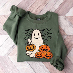 Ghost Halloween Fall Sweatshirt