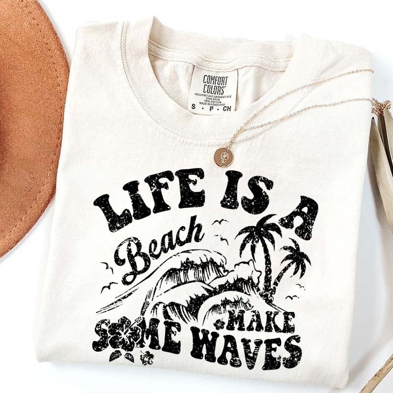 Comfort Colors Beach Graphic T-Shirt