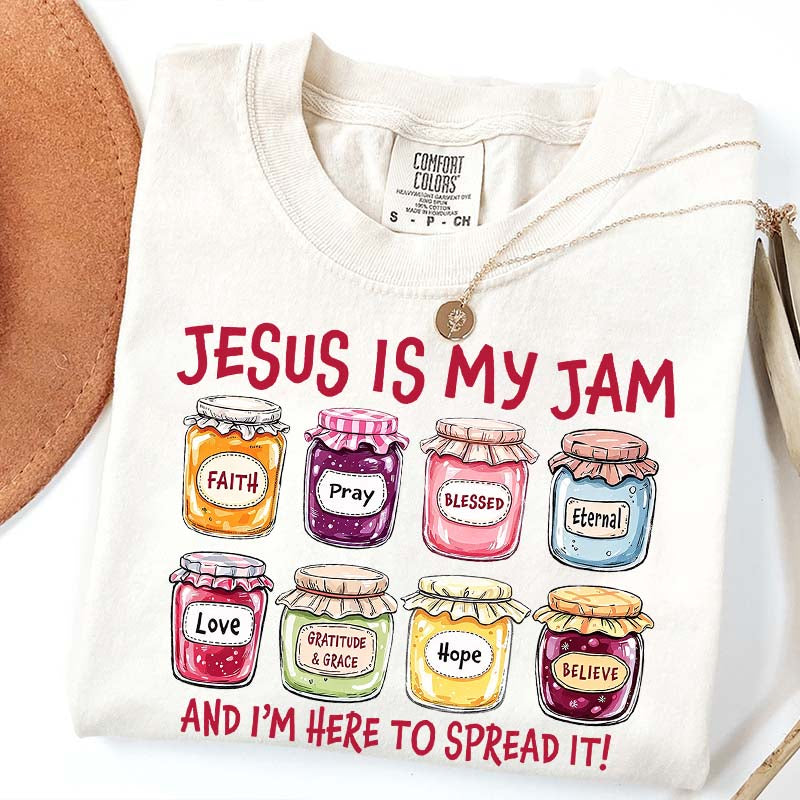 Funny Jesus Is My Jam Religous T-Shirt