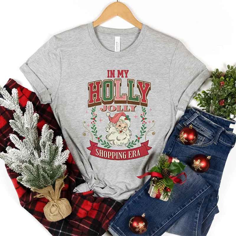 In My Holly Jolly Shopping Era T-Shirt