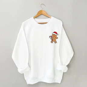 Women's Christmas Gingerbread Man Sweatshirt