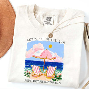 Sit In The Sun Coastal Summer T-Shirt