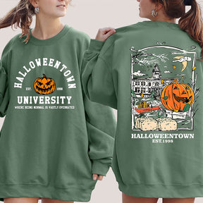 Retro Halloween Pumpkin Horror Sweatshirt