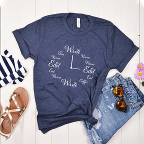 Writer Clock T-Shirt