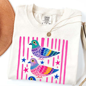 Colorful Pigeon Cute Bird T-Shirt