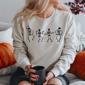 Dancing Skeleton Halloween Party Sweatshirt