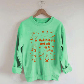 Retro Ducks Not in A Row Sweatshirt