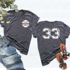 Personalized baseball Number & Name T-Shirt
