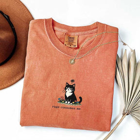 Funny Cat Meme Floral T-Shirt