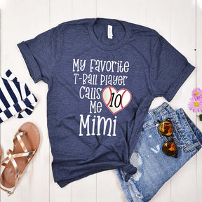 Personalized T-ball Game Day T-Shirt