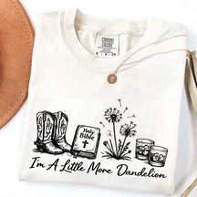 Dandelion Comfort Colors Graphic Western T-Shirt