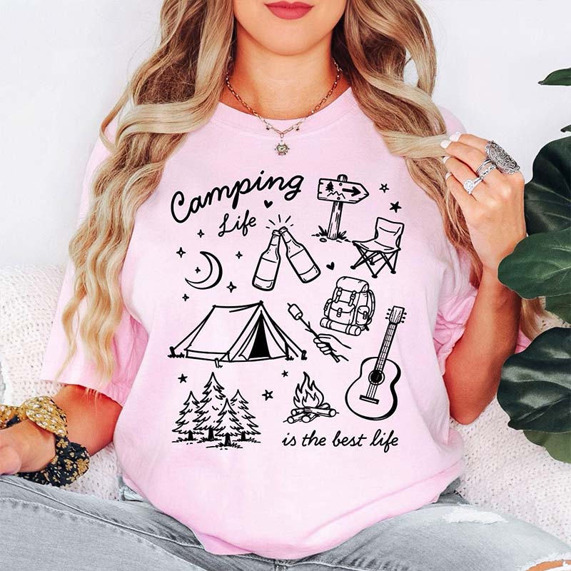 Comfort Colors Camping Life T-Shirt