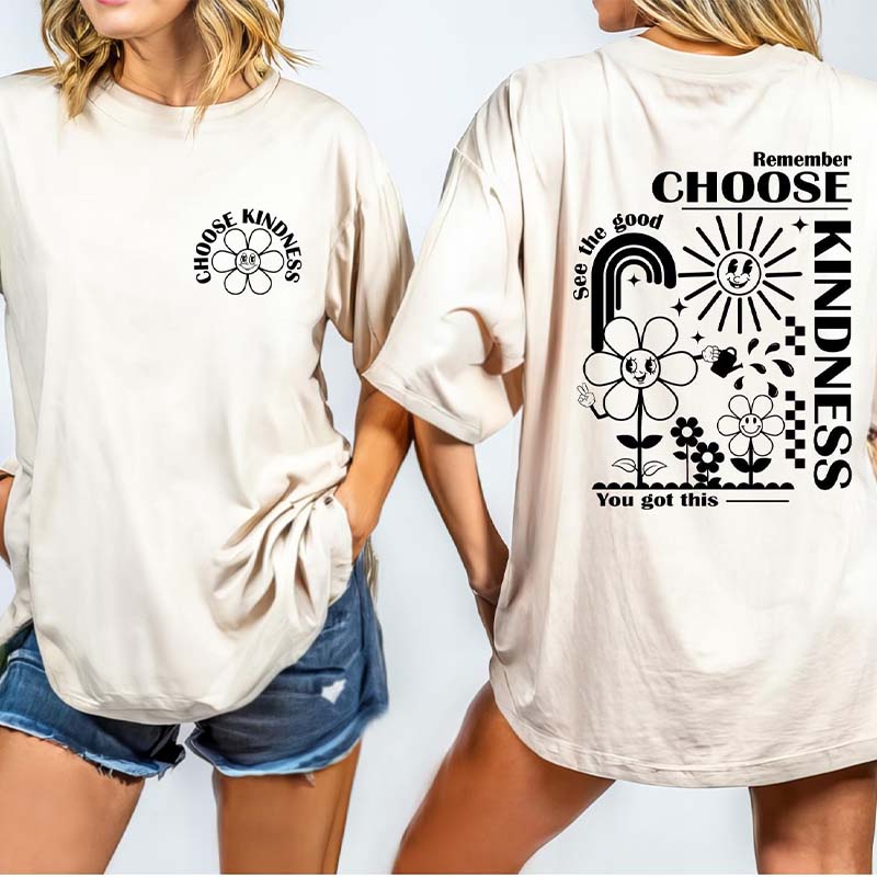 Choose Kindness Motivational Teacher T-Shirt