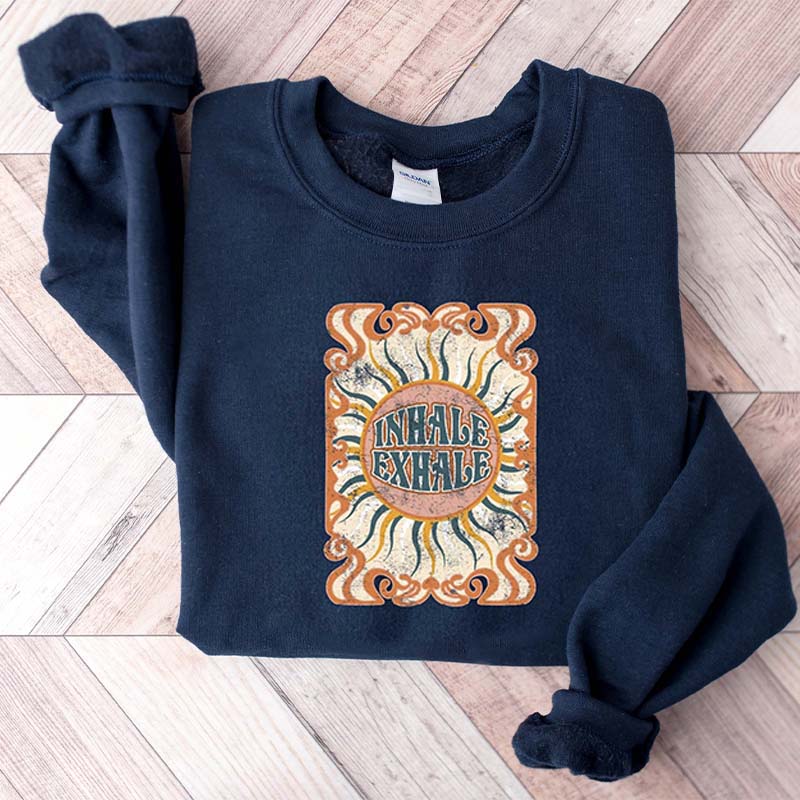 Inhale Exhale Yoga Sweatshirt