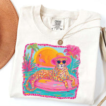 Retro Viral Summer Leopard T-Shirt