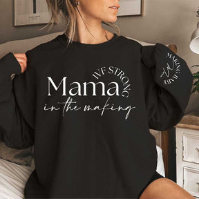 Personalized Infertility IVF Strong Mama Sweatshirt