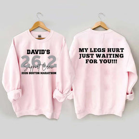Custom Marathon Support Crew Sweatshirt