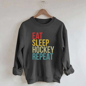 Eat Sleep Hockey Repeat Sweatshirt