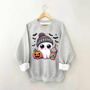 Cute Ghost Coffee Sweatshirt