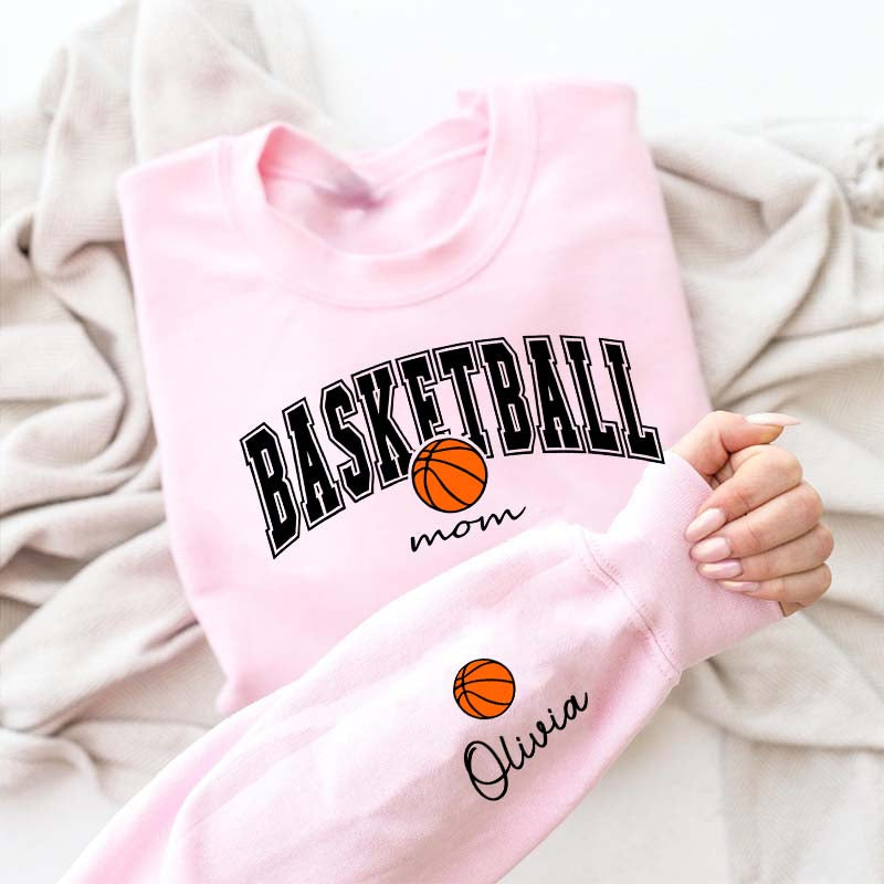 Custom Basketball Mom Cute Sweatshirt