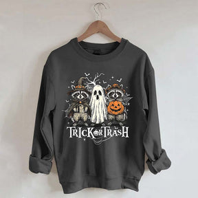Boo Ghost Racoon Feral Sweatshirt