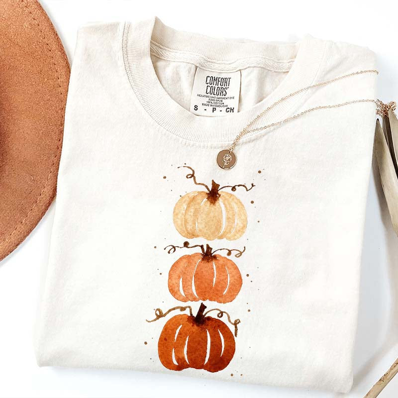 Cute Watercolor Pumpkin T-Shirt