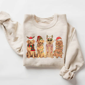 Golden Retriever Christmas Sweatshirt