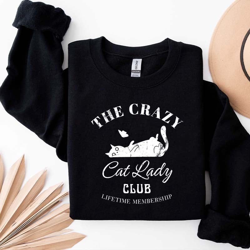 Crazy Cat Lady Club Sweatshirt