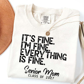 Senior Mom Class of 2027 T-Shirt