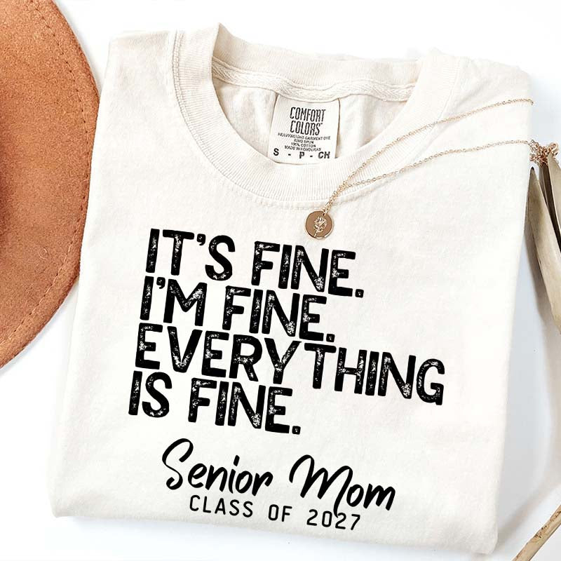 Senior Mom Class of 2027 T-Shirt