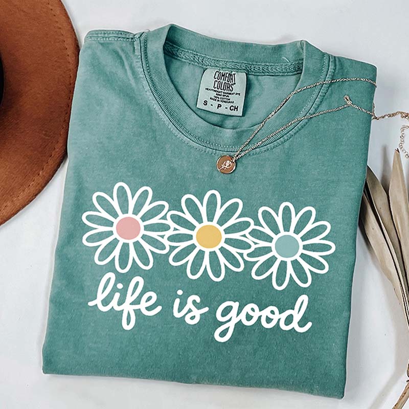 Life Is Good Daisy T-Shirt
