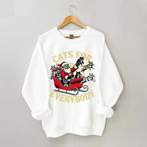 Christmas Cats For Everybody Sweatshirt