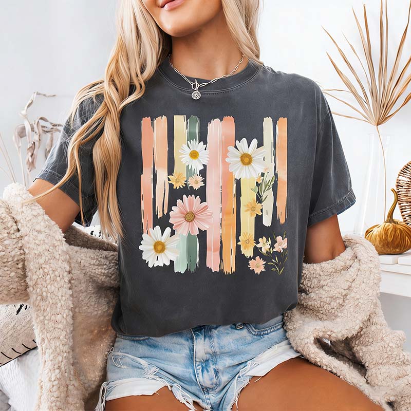 Floral Brushstroke T-Shirt